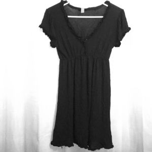 Cotton black dress